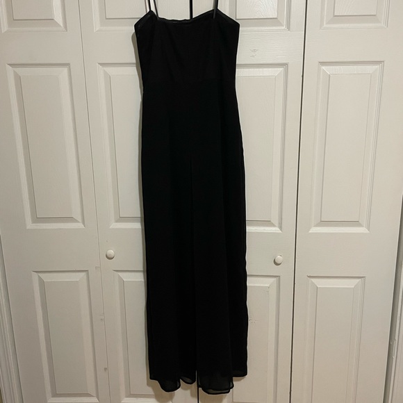 Black Strapless Jumpsuit - Picture 6 of 9